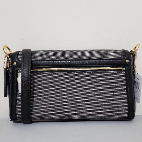 NWT! COACH CONVERTIBLE BLACK JADE SHOULDER/CROSSBODY BAG - Picture 2 of 15